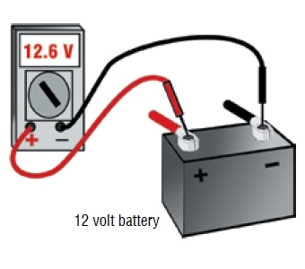 test a deep cycle battery with a multimeter