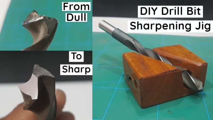 how to sharpen a drill bits on a bench grinder