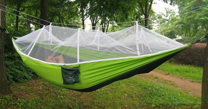 diy hammock mosquito net method