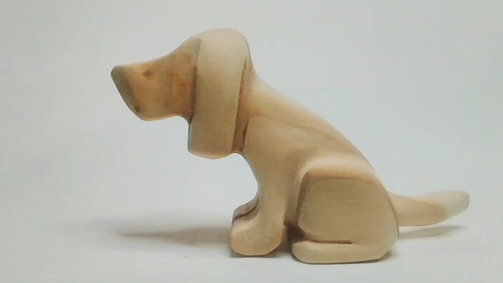 how to carve dog using power tools