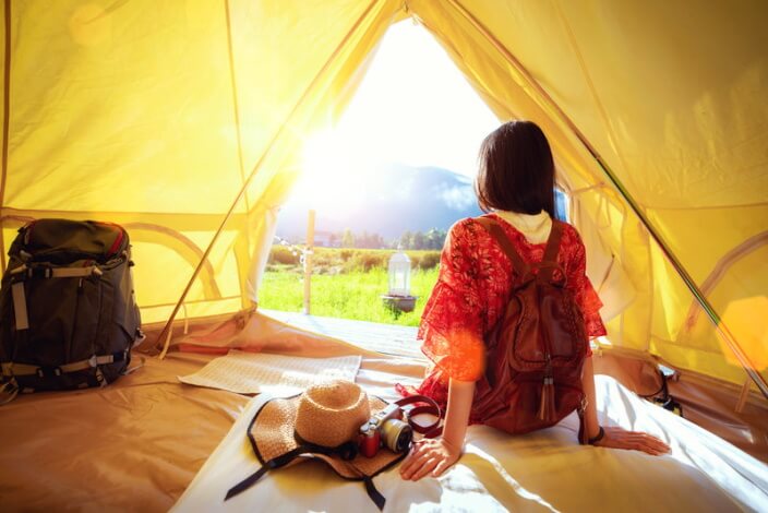 most effective ways to cool a tent without electricity