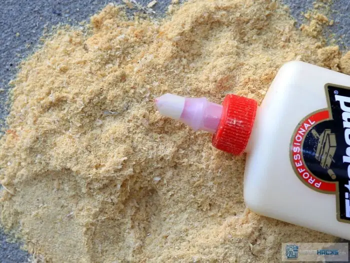 sawdust & glue filler