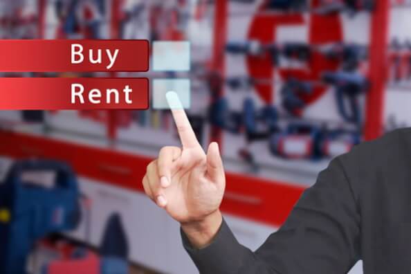 buying vs renting tools