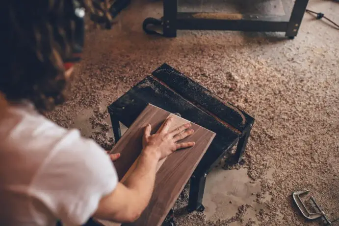 how to clean sawdust out of garage