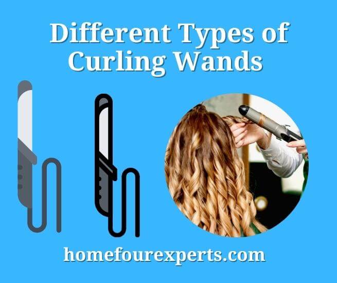 different types of curling wands