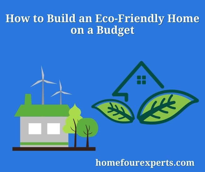how to build an eco-friendly home on a budget