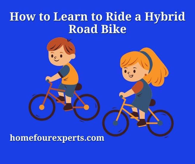 how to learn to ride a hybrid road bike