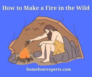 how to make a fire in the wild