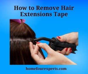 how to remove hair extensions tape