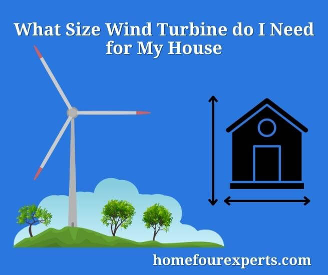 what size wind turbine do i need for my house