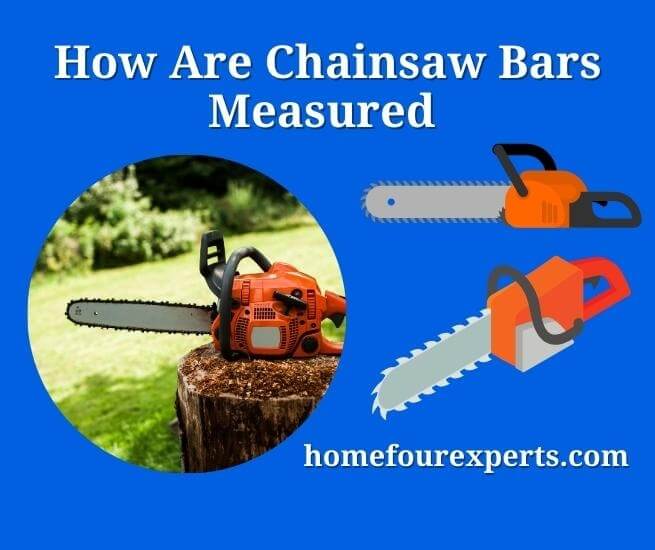 how are chainsaw bars measured