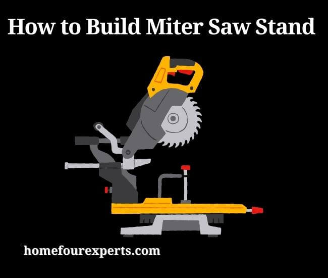 how to build miter saw stand