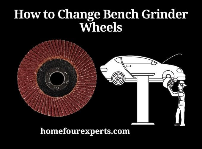 how to change bench grinder wheels