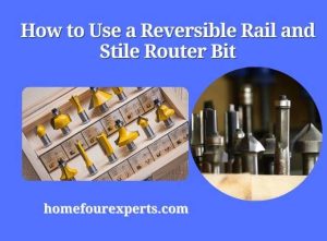 how to use a reversible rail and stile router bit