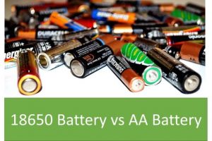 18650 battery vs aa battery