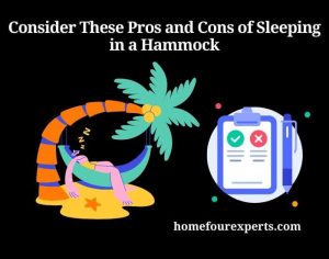 consider these pros and cons of sleeping in a hammock