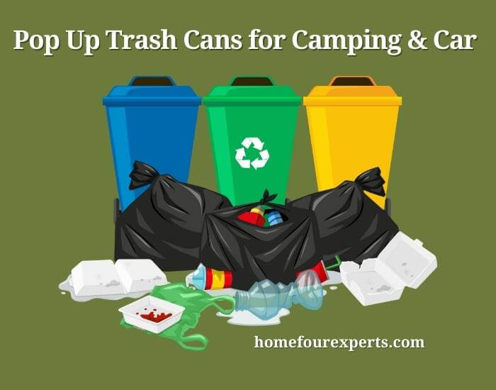 pop up trash cans for camping & car