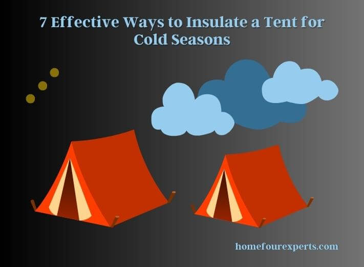 7 effective ways to insulate a tent for cold seasons