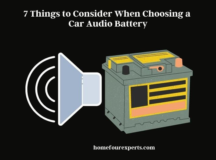 7 things to consider when choosing a car audio battery