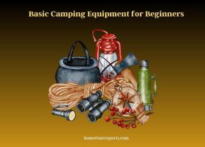 basic camping equipment for beginners