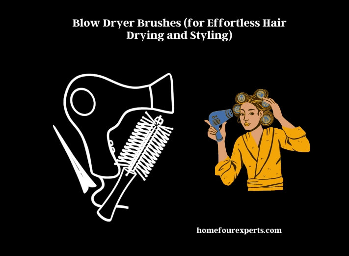 blow dryer brushes (for effortless hair drying and styling)