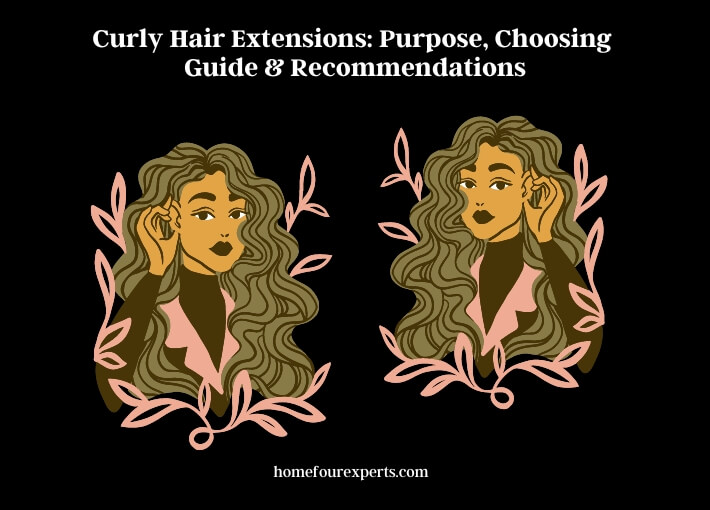 curly hair extensions purpose, choosing guide & recommendations