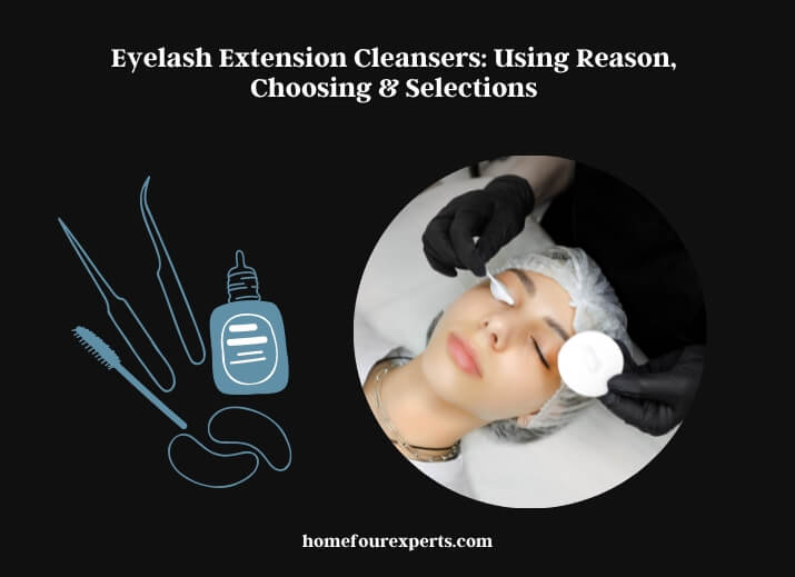 eyelash extension cleansers using reason, choosing & selections