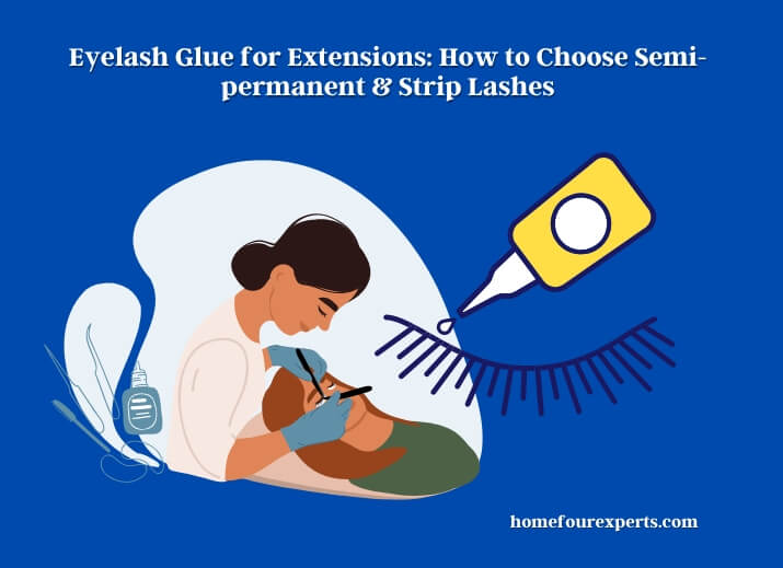 eyelash glue for extensions how to choose semi-permanent & strip lashes