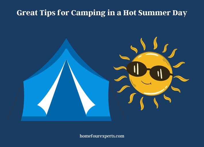 great tips for camping in a hot summer day