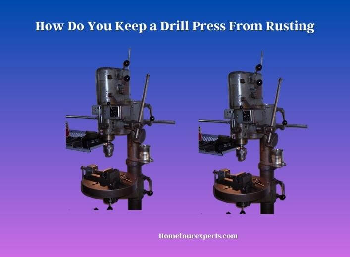 how do you keep a drill press from rusting