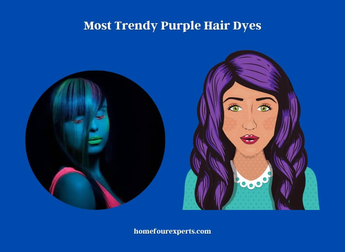 most trendy purple hair dyes