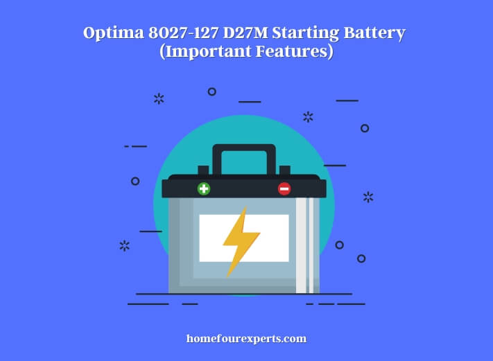 optima 8027-127 d27m starting battery (important features)
