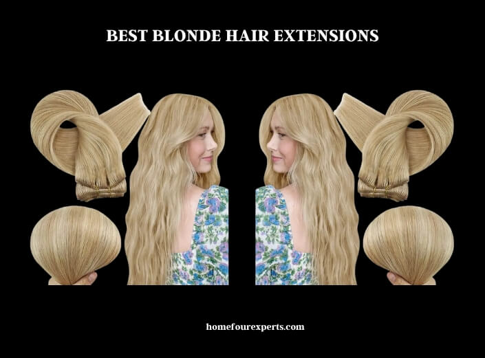 Blonde Hair Extension Ponytail - wide 6