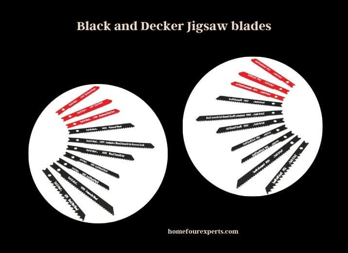 black and decker jigsaw blades