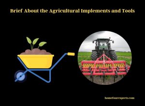 brief about the agricultural implements and tools