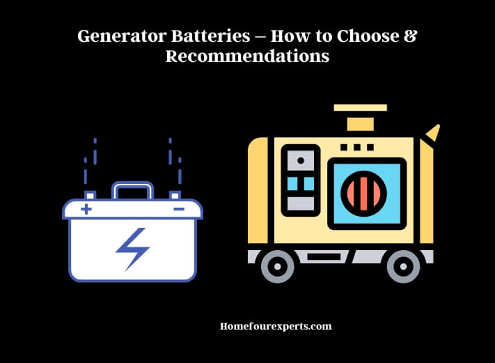 generator batteries – how to choose & recommendations