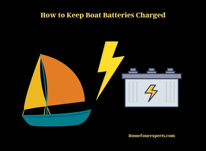 how to keep boat batteries charged