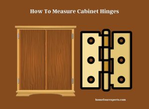 how to measure cabinet hinges