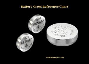 battery cross reference chart