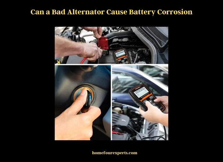 can a bad alternator cause battery corrosion