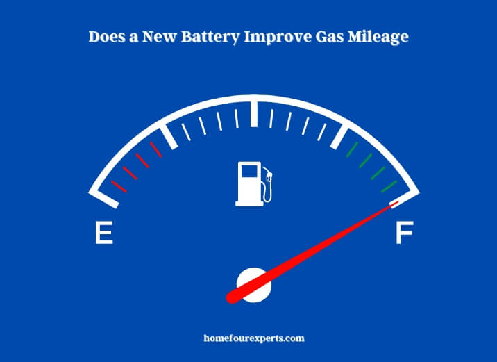 does a new battery improve gas mileage