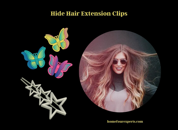 hide hair extension clips