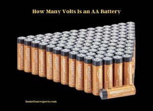how many volts is an aa battery