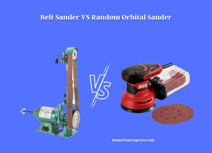 belt sander vs random orbital sander