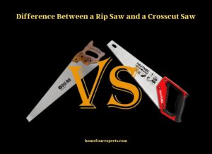 difference between a rip saw and a crosscut saw