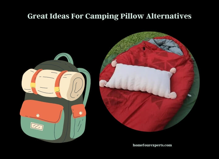great ideas for camping pillow alternatives