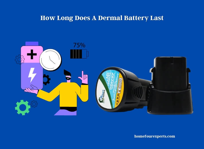 how long does a dermal battery last