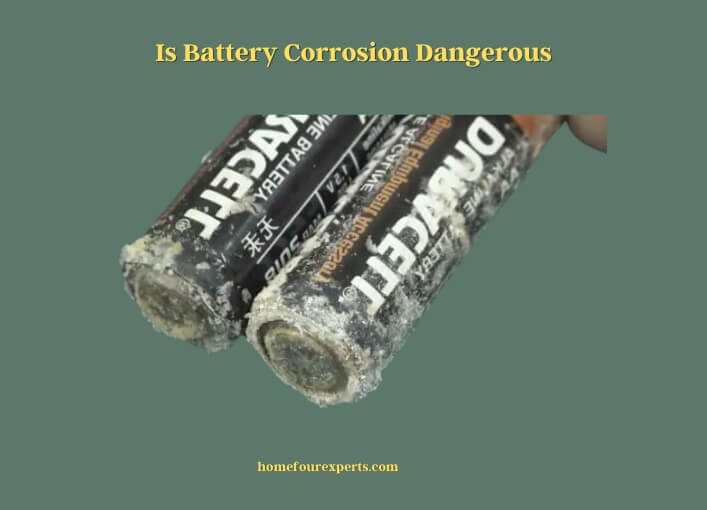 is battery corrosion dangerous