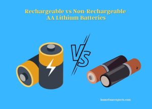 rechargeable vs non-rechargeable aa lithium batteries