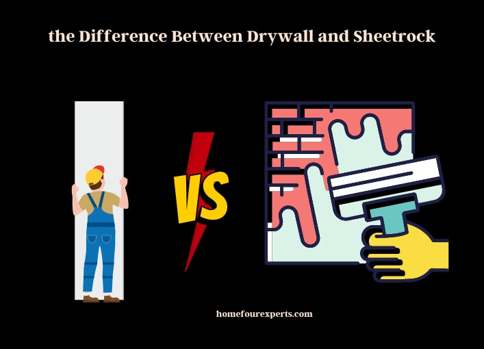 the difference between drywall and sheetrock